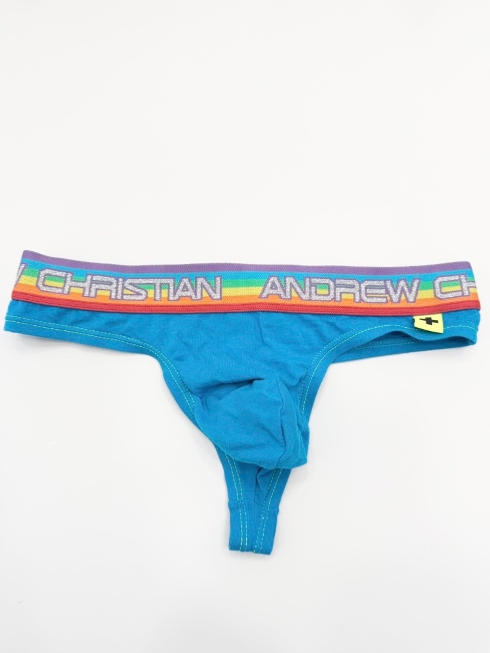 Rare Pride - Andrew Christian Men’s Thong Blue - size XS